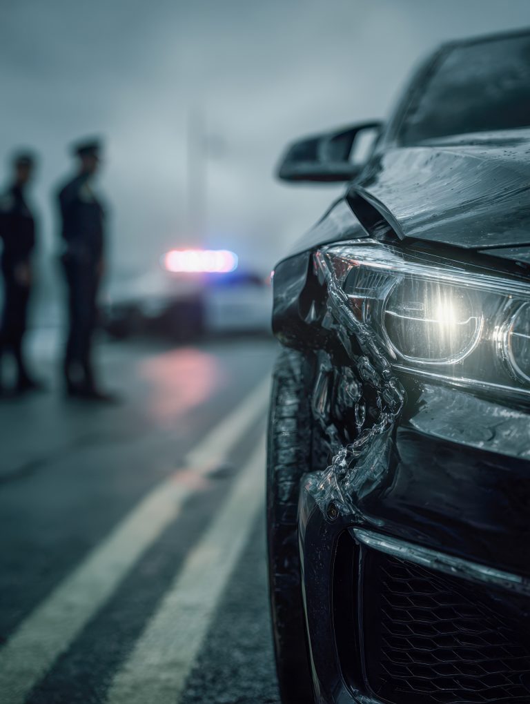 Vehicle involved in a motor vehicle accident