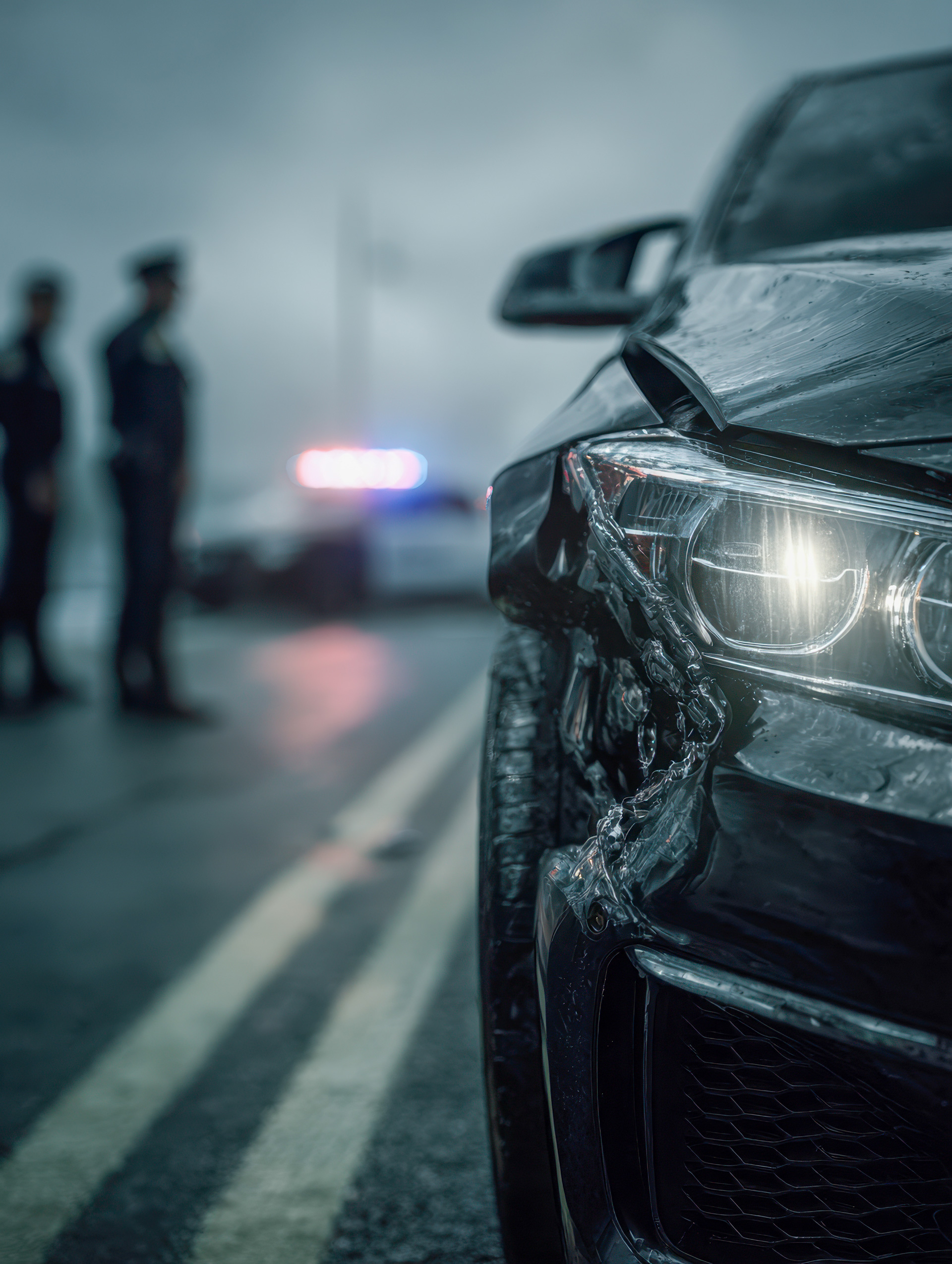 Vehicle involved in a motor vehicle accident