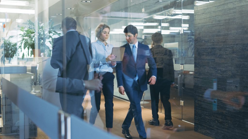 Lawyers in the office