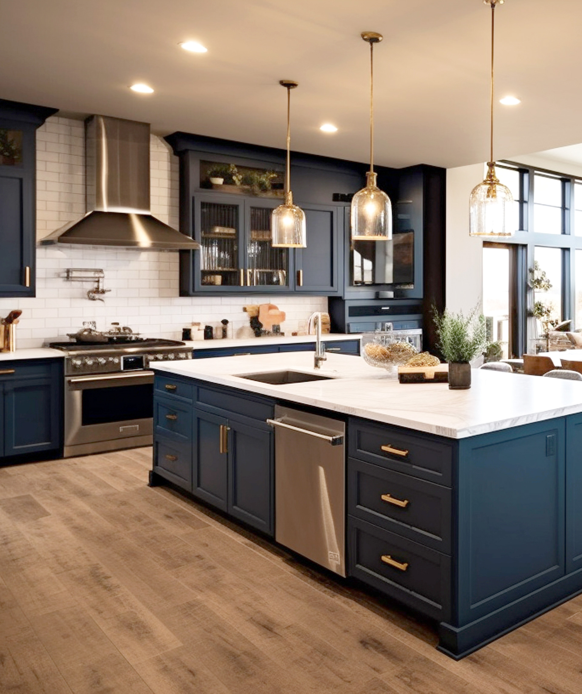 Kitchen interior after a fitout